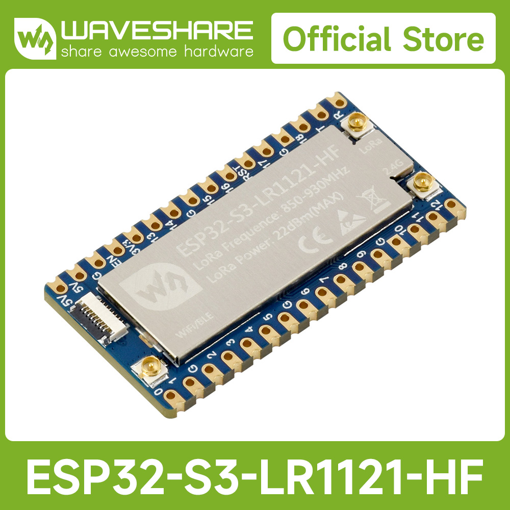 Waveshare Esp32 - لوحة تطوير Waveshare ESP32-S3 LoRa، تدمج