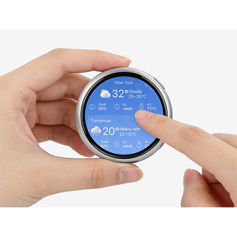 Waveshare Esp32 - شاشة لمس دائرية AMOLED مقاس 1.75