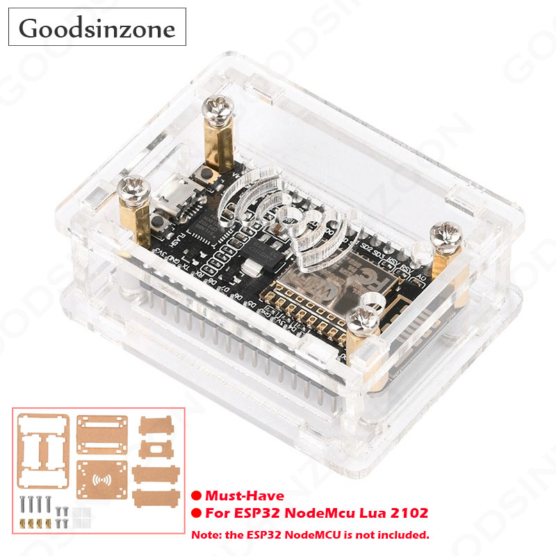 Nodemcuv2 - طقم علبة أكريليك لـ ESP32 NodeMcu