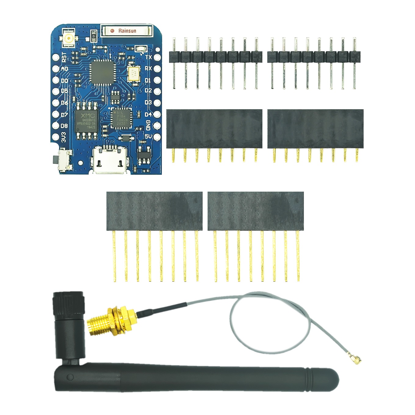 WEMOS-موصل هوائي خارجي ، لوحة  - مراجعة Wemos D1 Mini وسعره