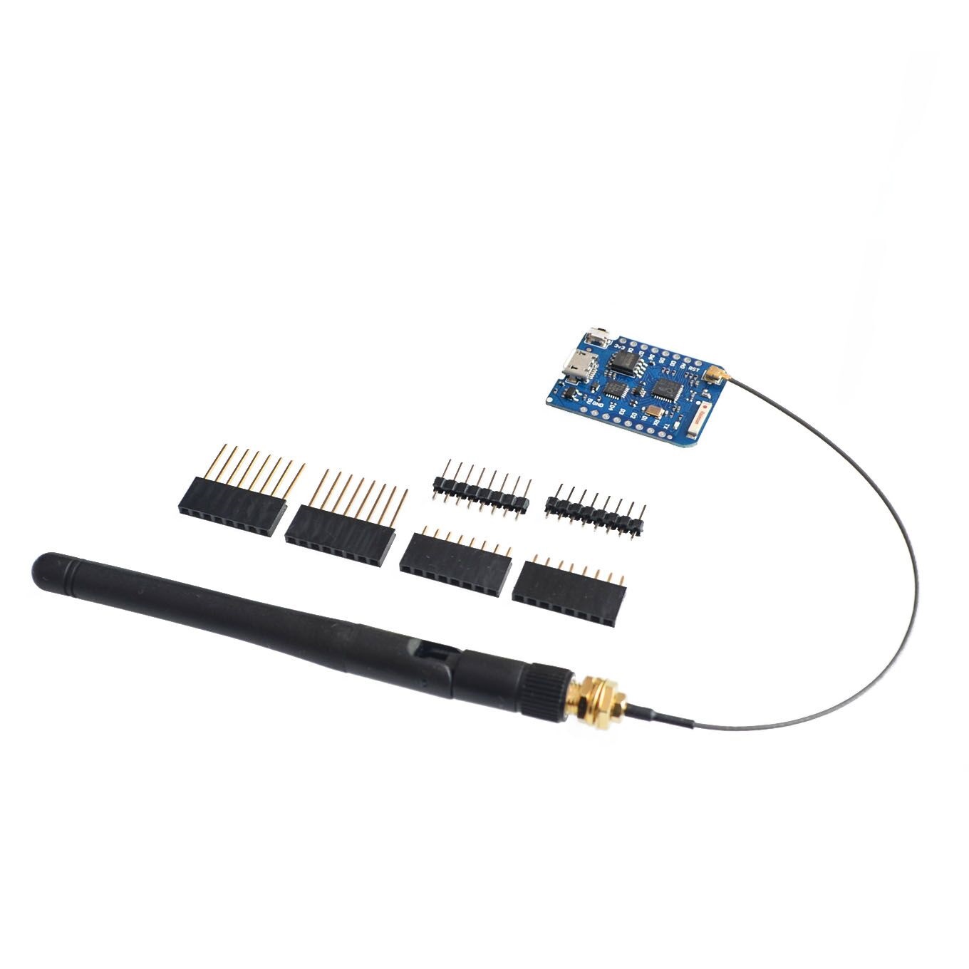WEMOS-موصل هوائي خارجي ، لوحة  - مراجعة Wemos D1 Mini وسعره
