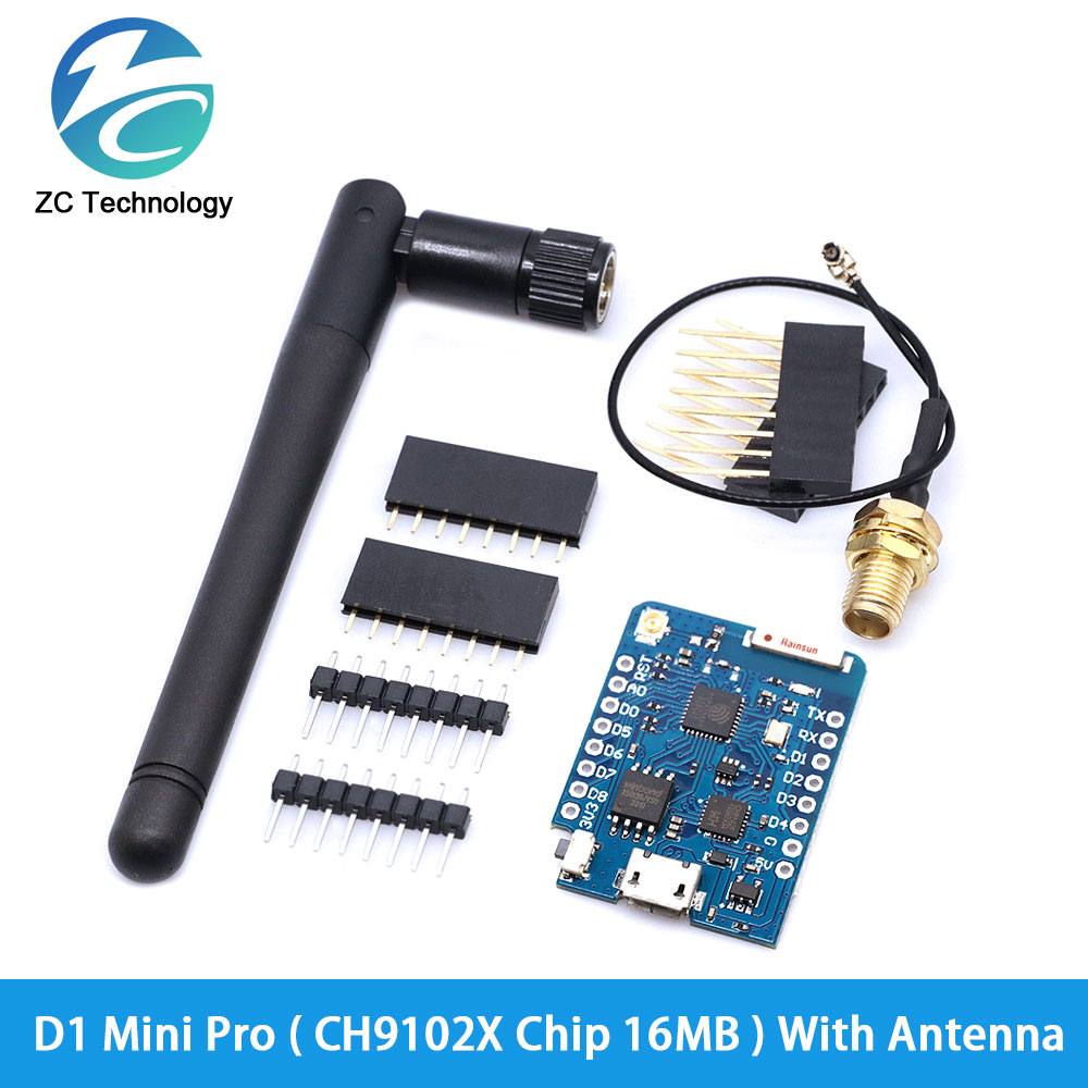ESP8266 ESP-12 ESP-12F CH340G  - مراجعة Wemos D1 Mini وسعره