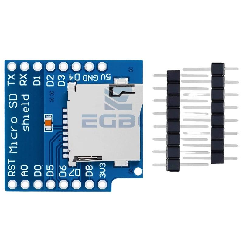 وحدة توسيع ذاكرة بطاقة Micro S - مراجعة Wemos D1 Mini وسعره