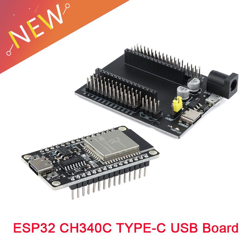 لوحة تطوير ESP32 TYPE-C USB CH - مراجعة Devkitc وسعره