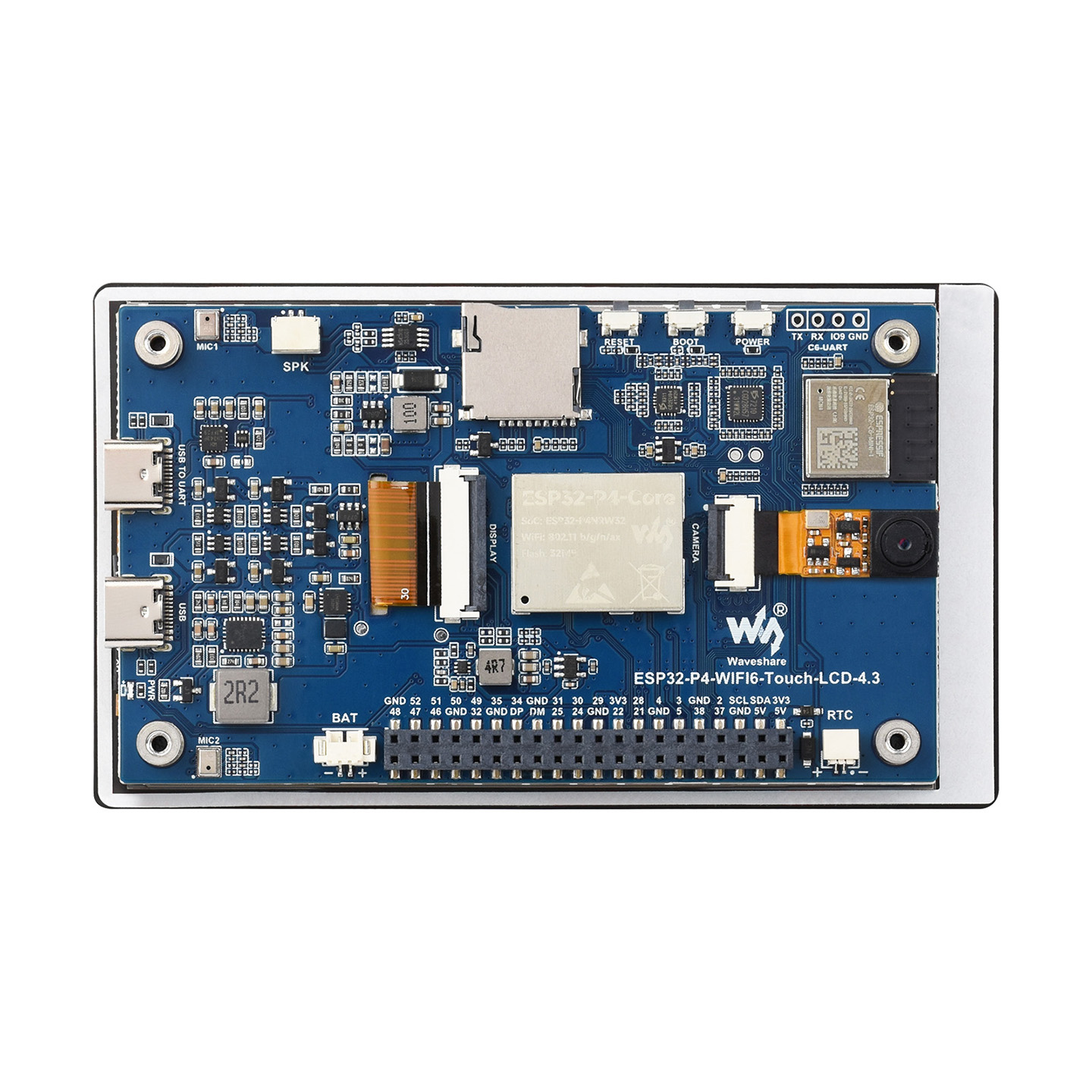 لوحة تطوير Waveshare ESP32-P4- - مراجعة Waveshare Esp32 وسعره