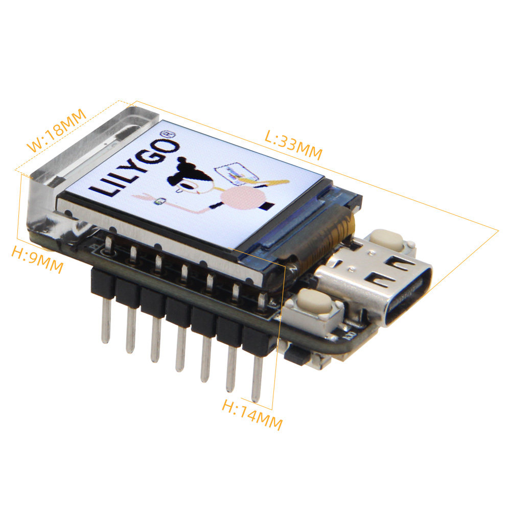 وحدة عرض LCD من LILYGO T-QT Pr - مراجعة Lolin S3 وسعره