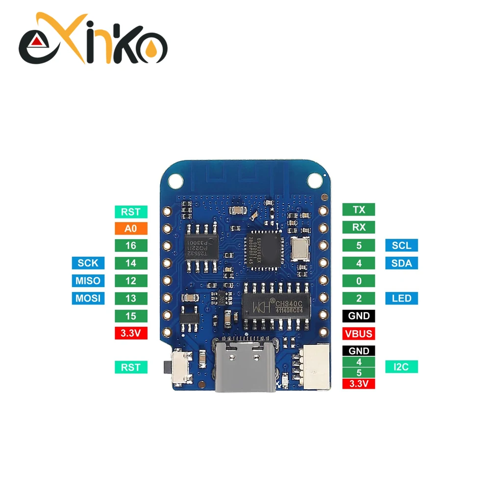 1/5/10 قطعة WeMos D1 Mini ESP8 - مراجعة Wemos D1 Mini وسعره